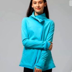 Ivivva Girls Lululemon Big Business Wrap Fleece Wrap/Jacket Sz 12